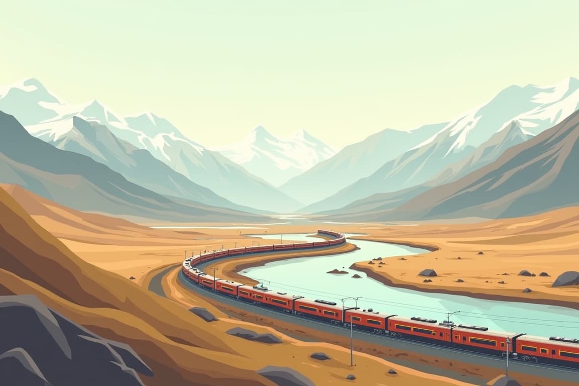 Illustration of 6 Days Xining Lhasa Train Tour