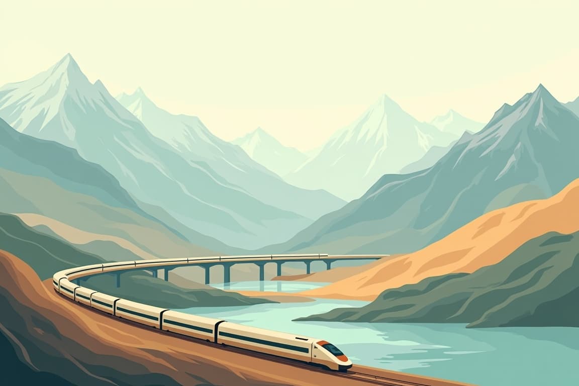 Illustration of 8 Days Guangzhou Lhasa Train Tour