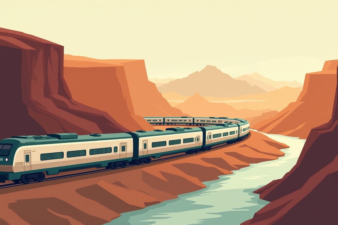 Illustration of Across the USA