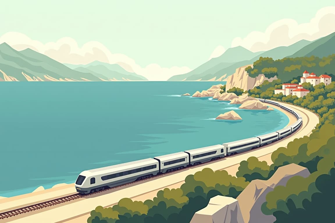 Illustration of Adriatic Explorer by Local Rail