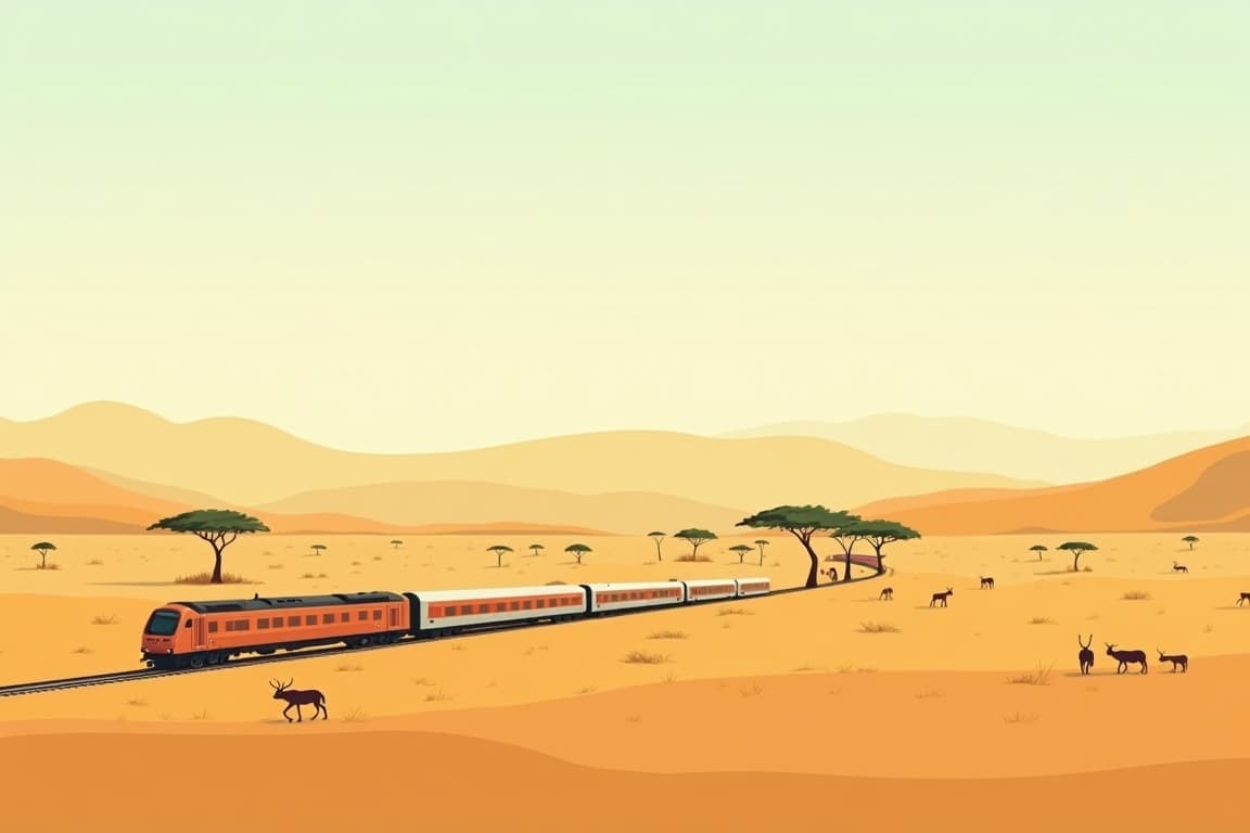 Illustration of African Explorer