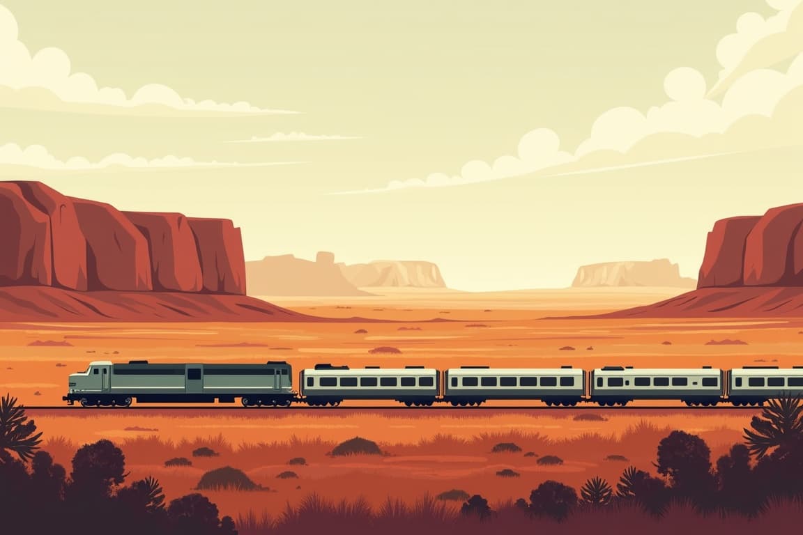 Illustration of Alice Springs to Darwin 2026