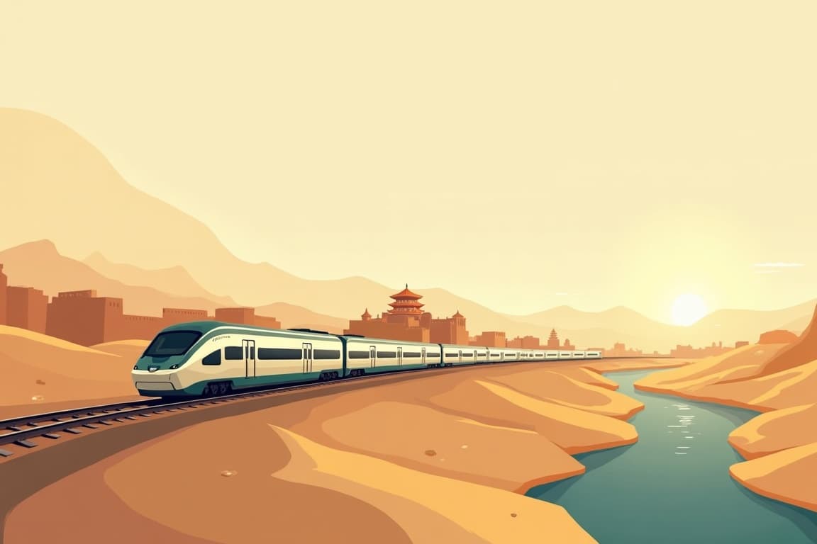 Illustration of Ancient China by Private Train