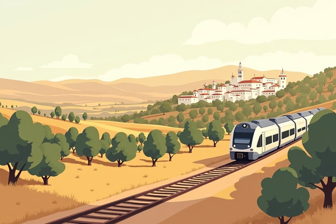 Illustration of Andalucia in Detail