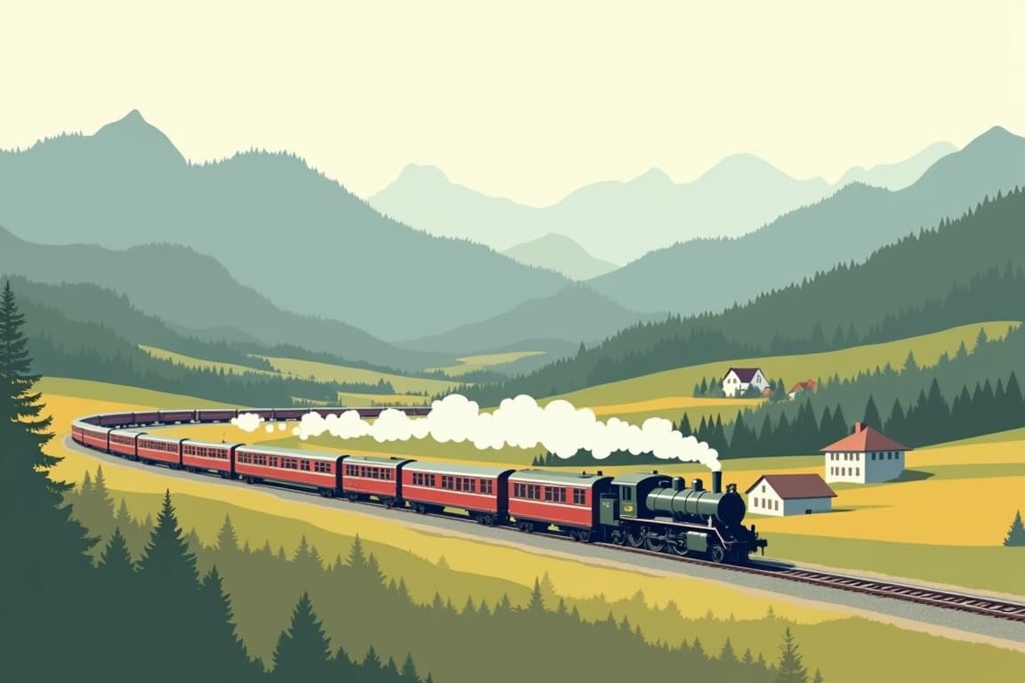 Illustration of Austrian/Czech Steam Explorer 2027