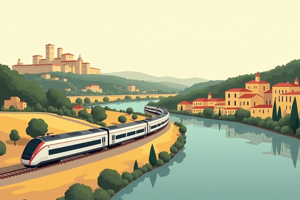 Illustration of Avignon, the Rhône & Provence