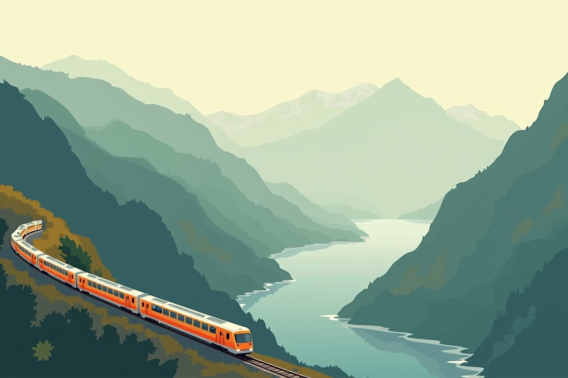 Illustration of Belgrade to Bar Railway