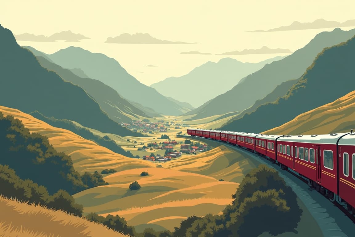 Illustration of Belmond Hiram Bingham