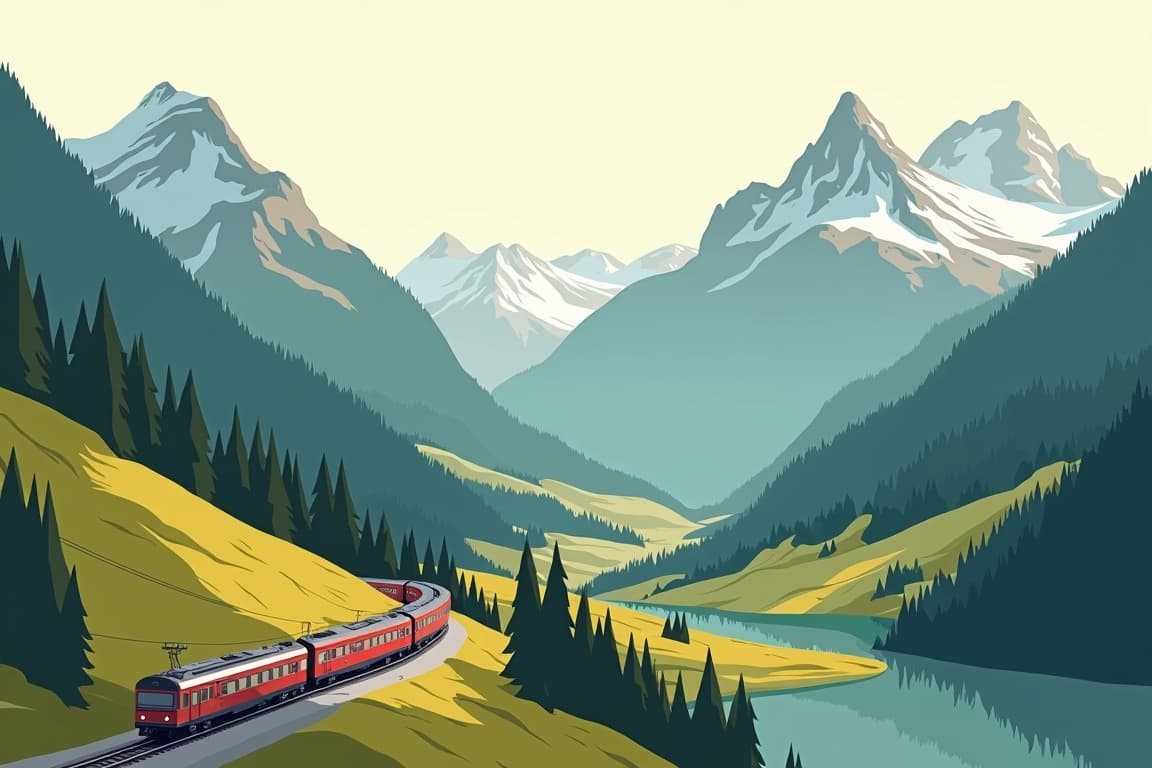 Illustration of Bernese Oberland