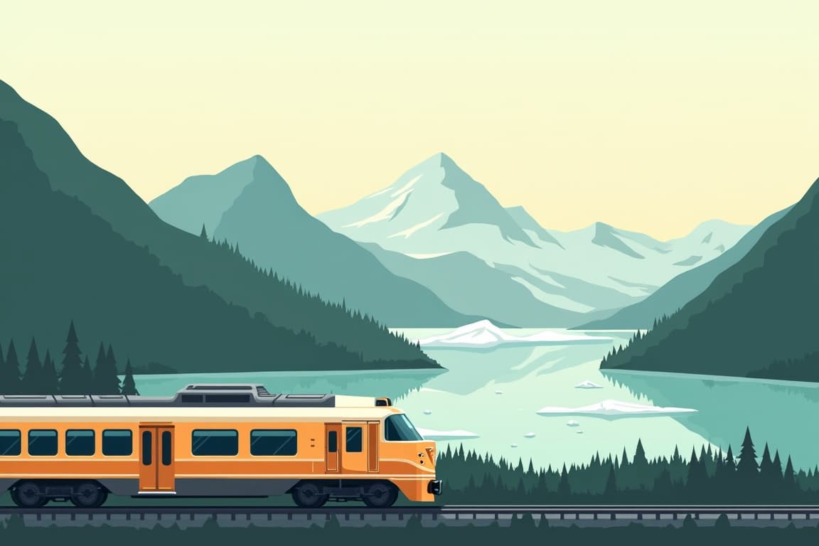 Illustration of Best of Alaska by Rail