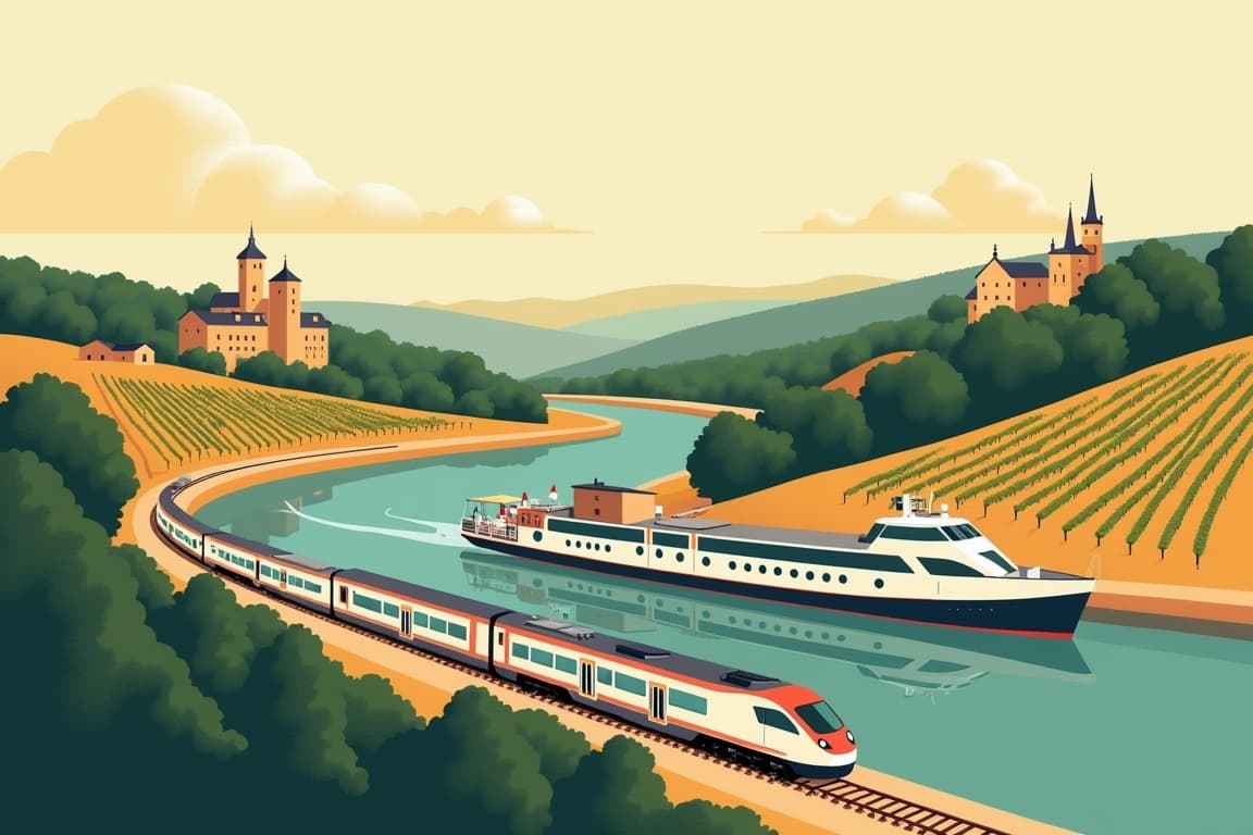 Illustration of Biarritz & Bordeaux Cruise