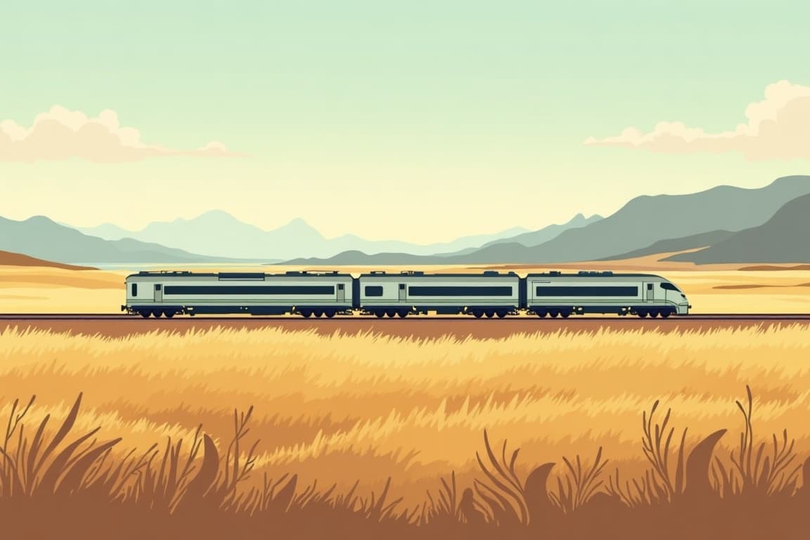 Illustration of Blue Train