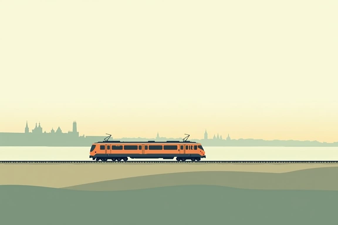 Illustration of Bologna and Venice from Milan