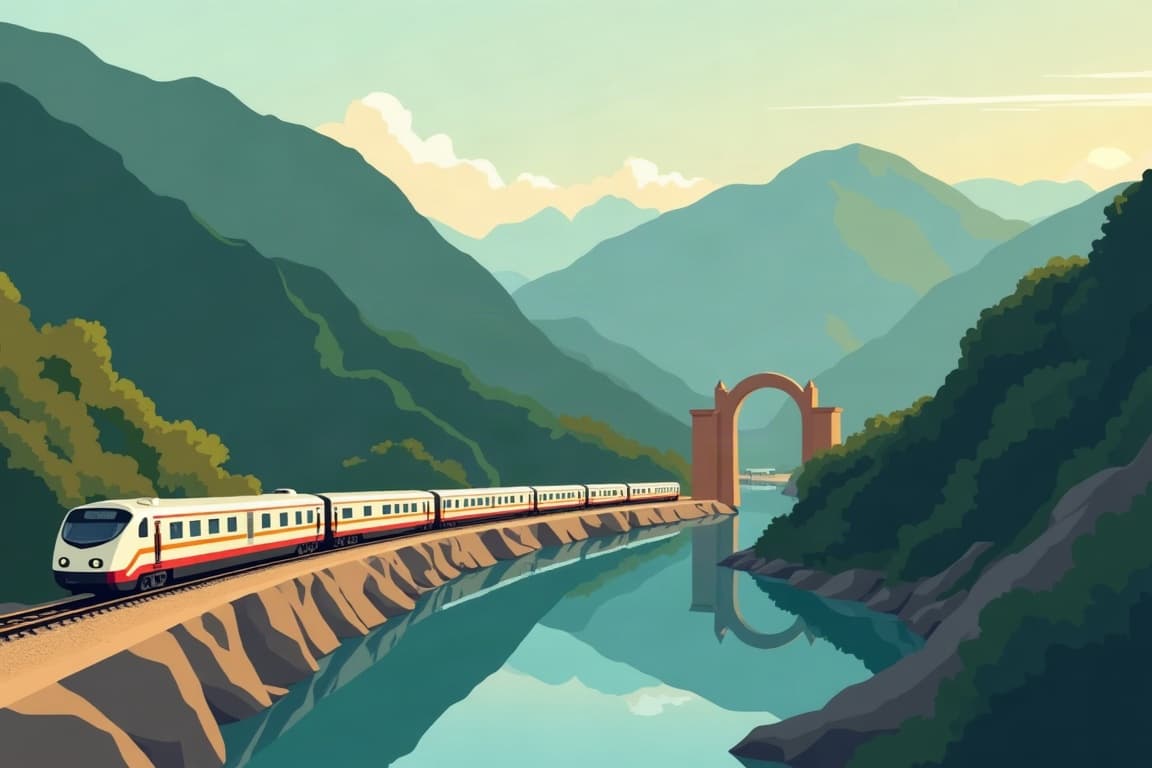 Illustration of Bosnia by Rail