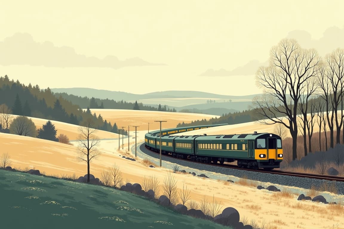 Illustration of British Pullman: Christmas Lunch