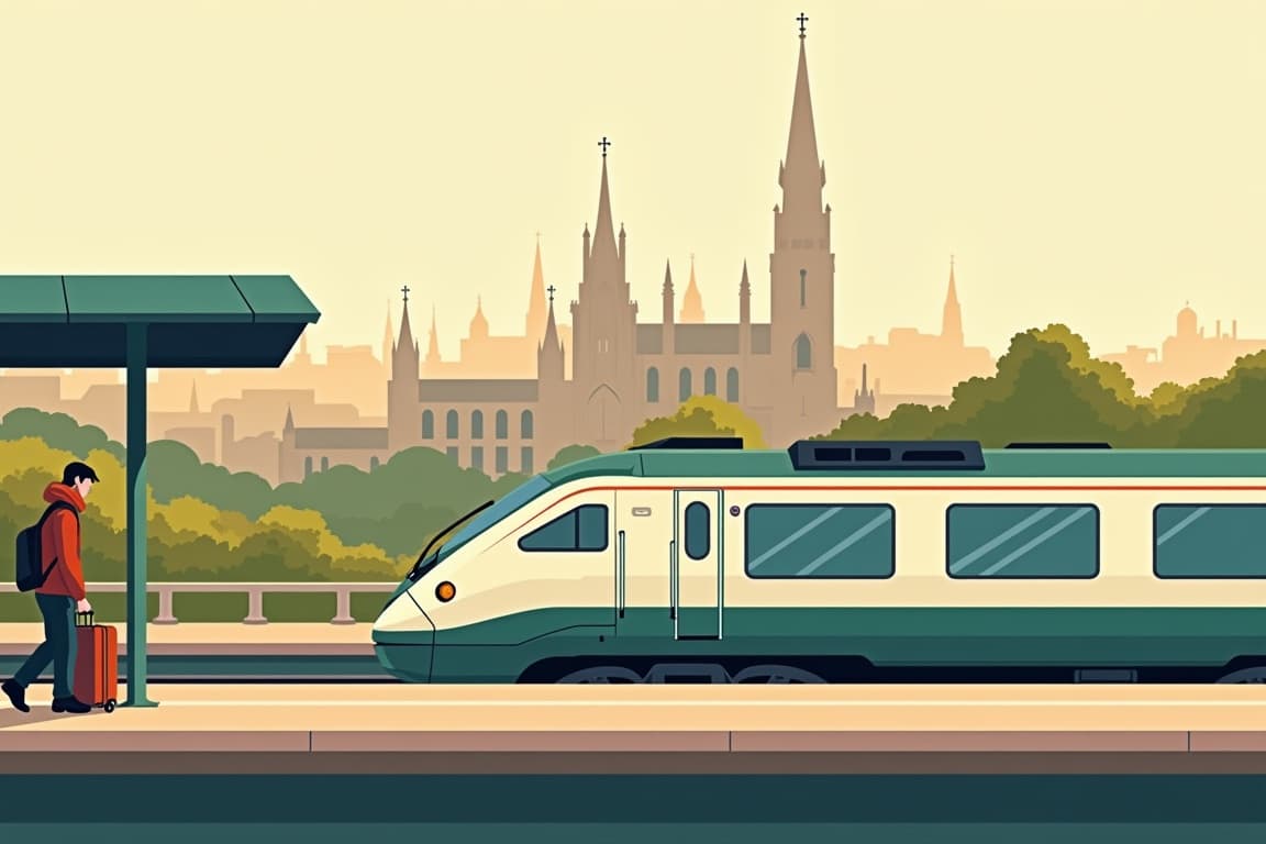 Illustration of Brussels and Luxembourg