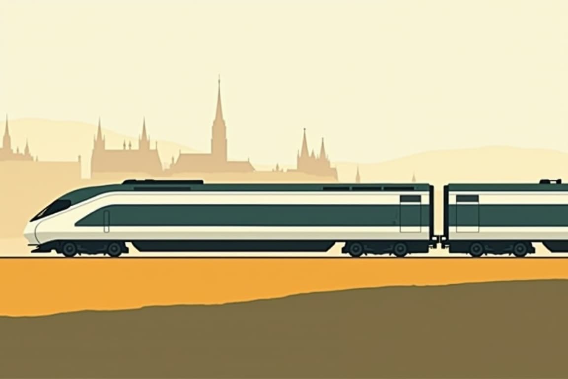 Illustration of Brussels, Antwerp, and Amsterdam