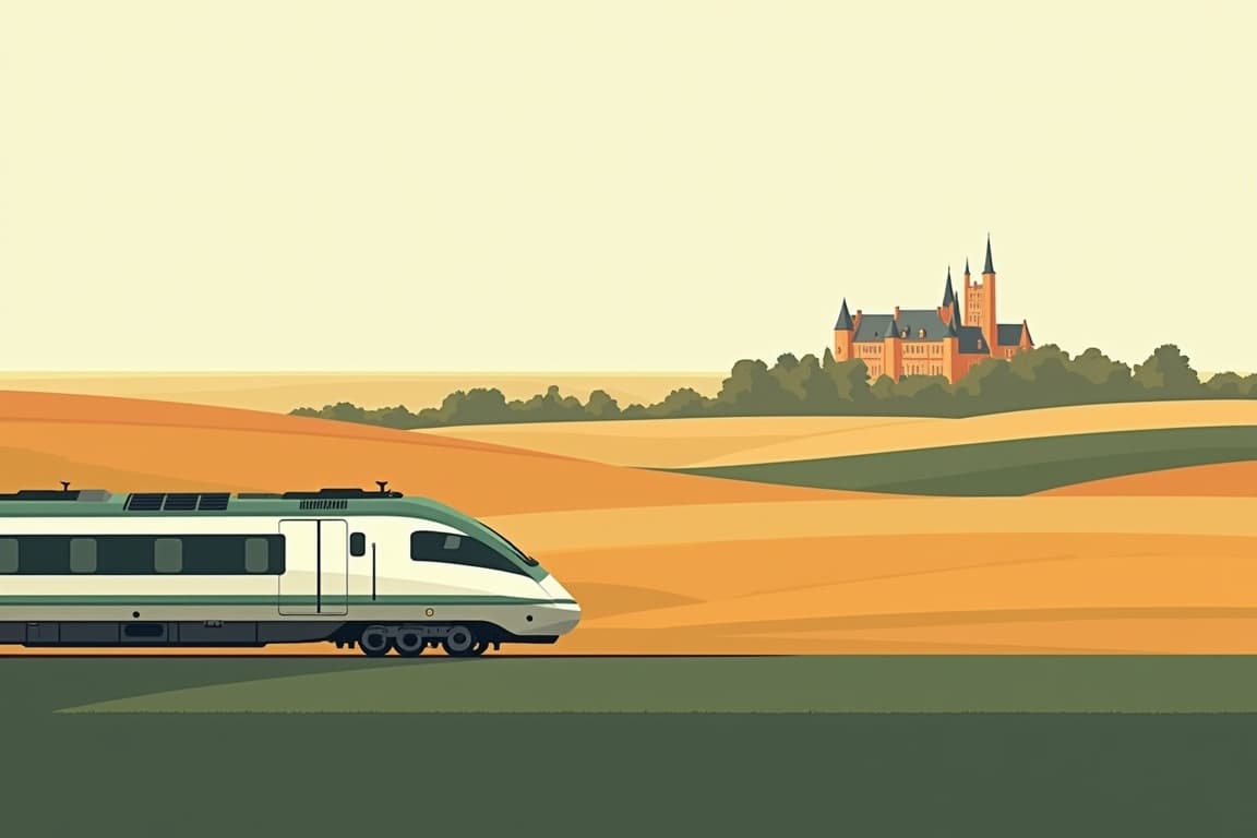Illustration of Brussels, Ypres, and Lille