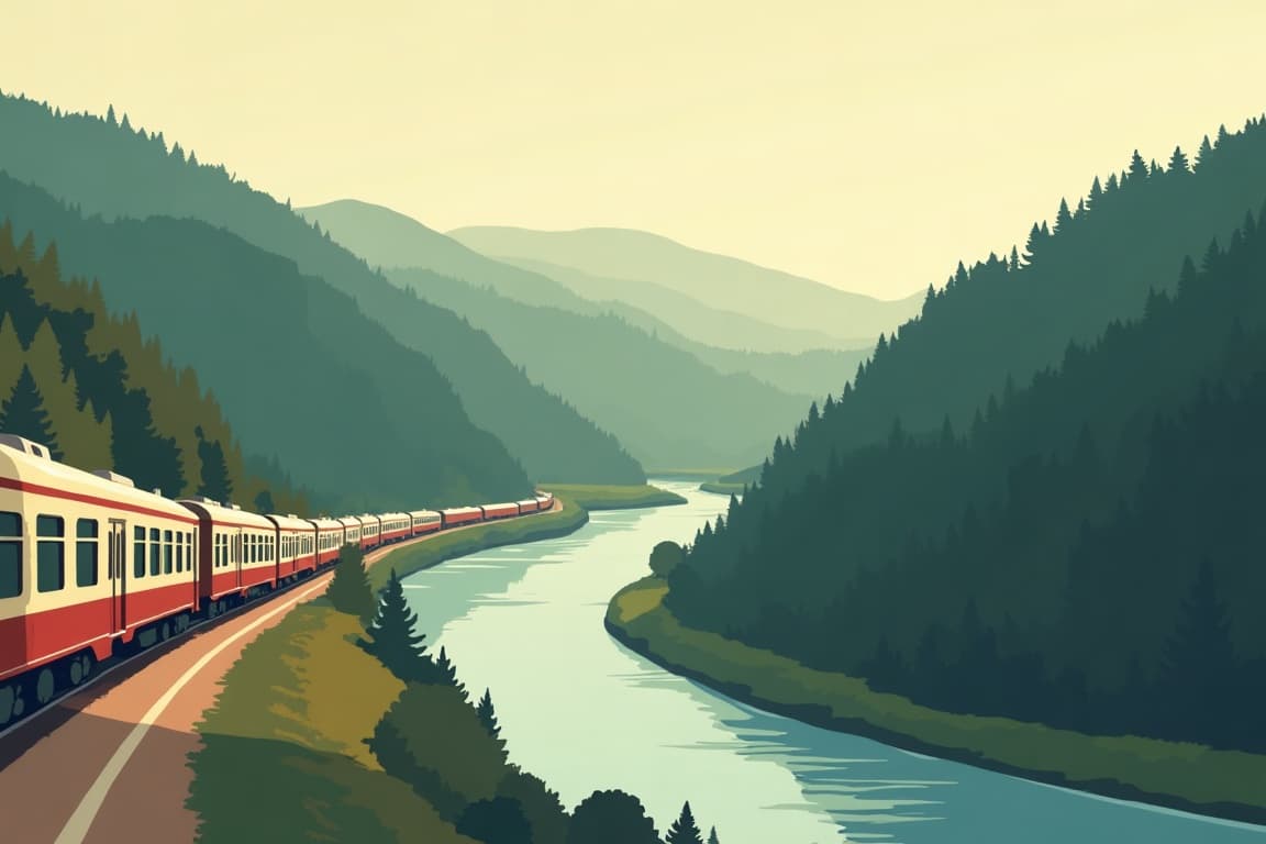 Illustration of Budapest Without Flying