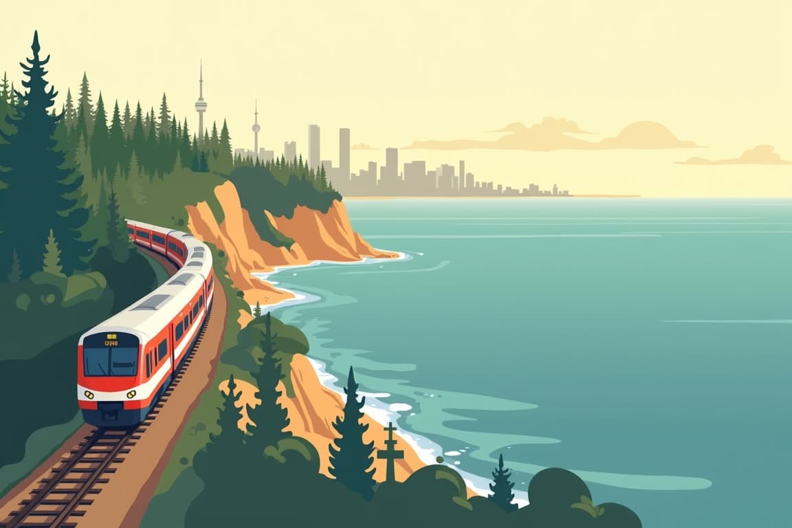 Illustration of Canada's Eastern Highlights