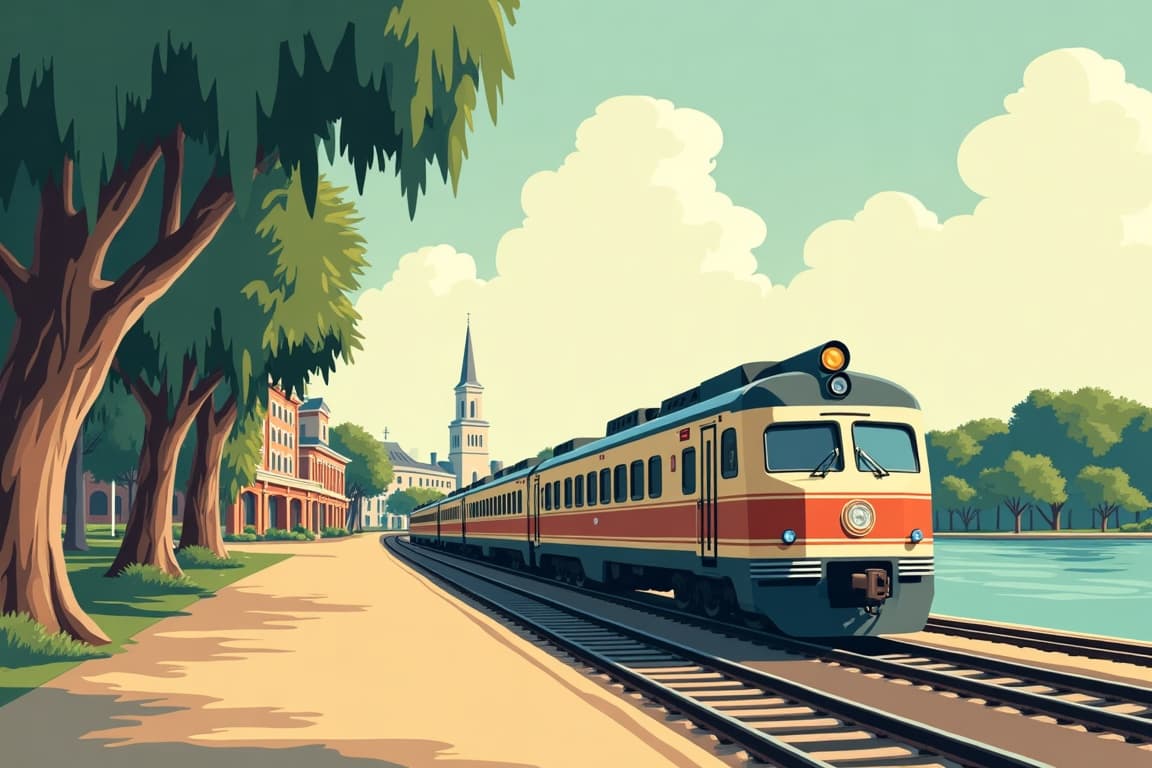 Illustration of Charleston and Savannah