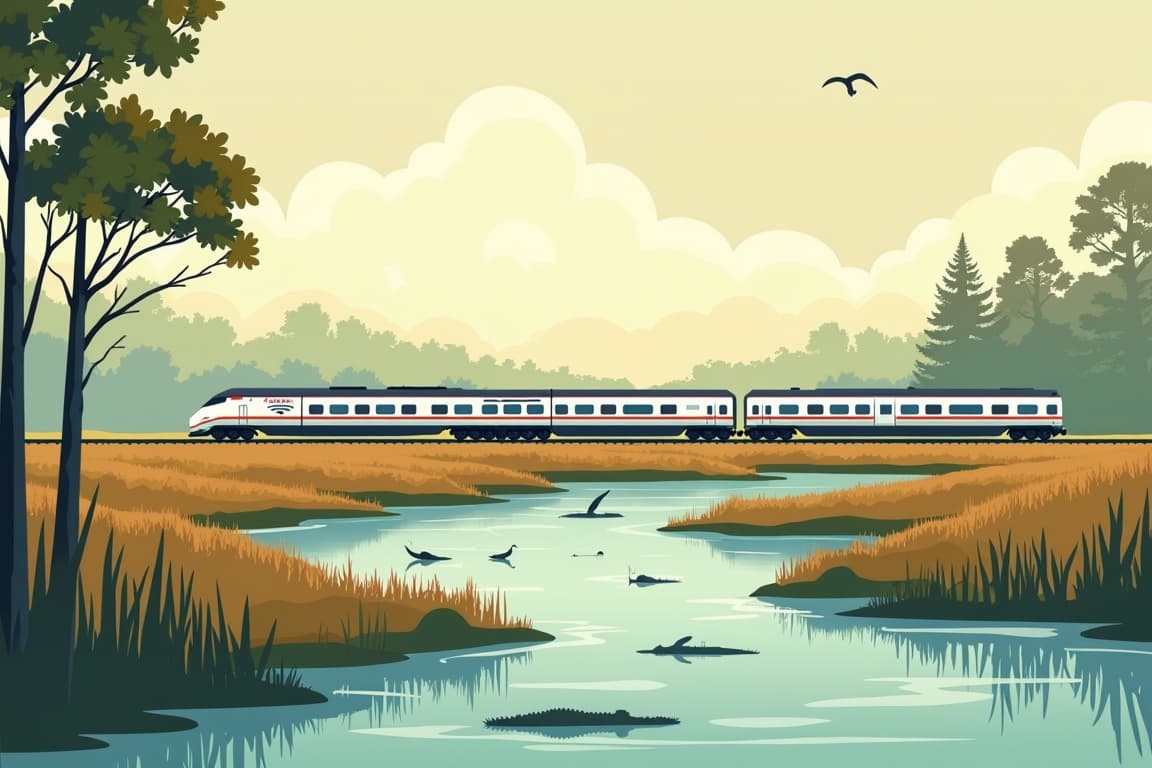 Illustration of Charleston and Savannah