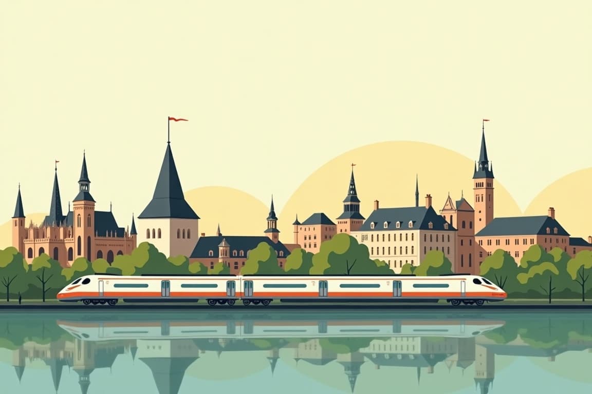 Illustration of Charms of Europe: 1 Week