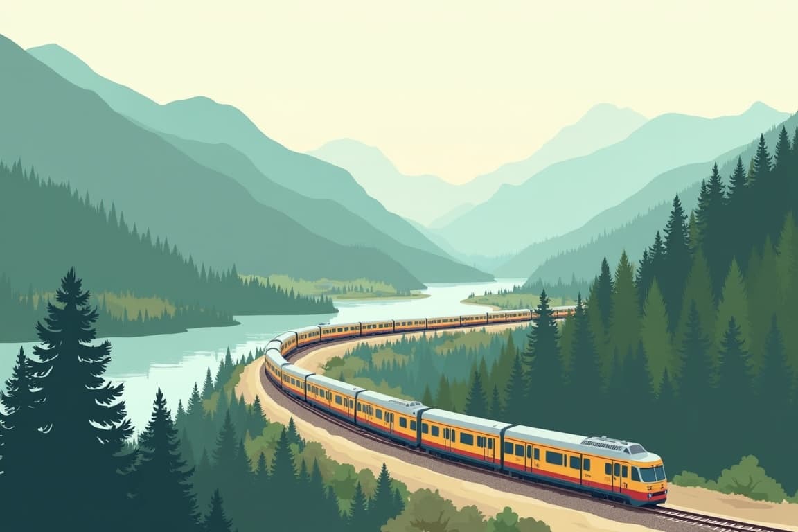 Illustration of Classic Montenegro and Serbia