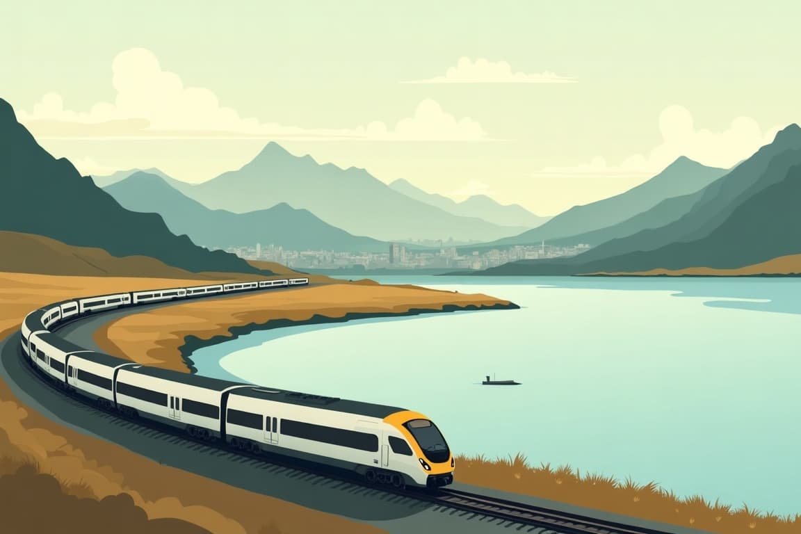 Illustration of Classic Round Scotland by Train