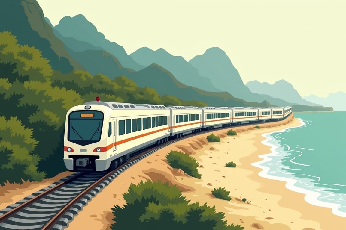 Illustration of Classic Vietnam Hanoi to Hoi An