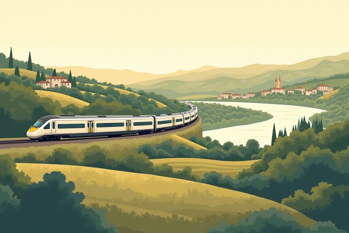 Illustration of Colours of Provence Cruise