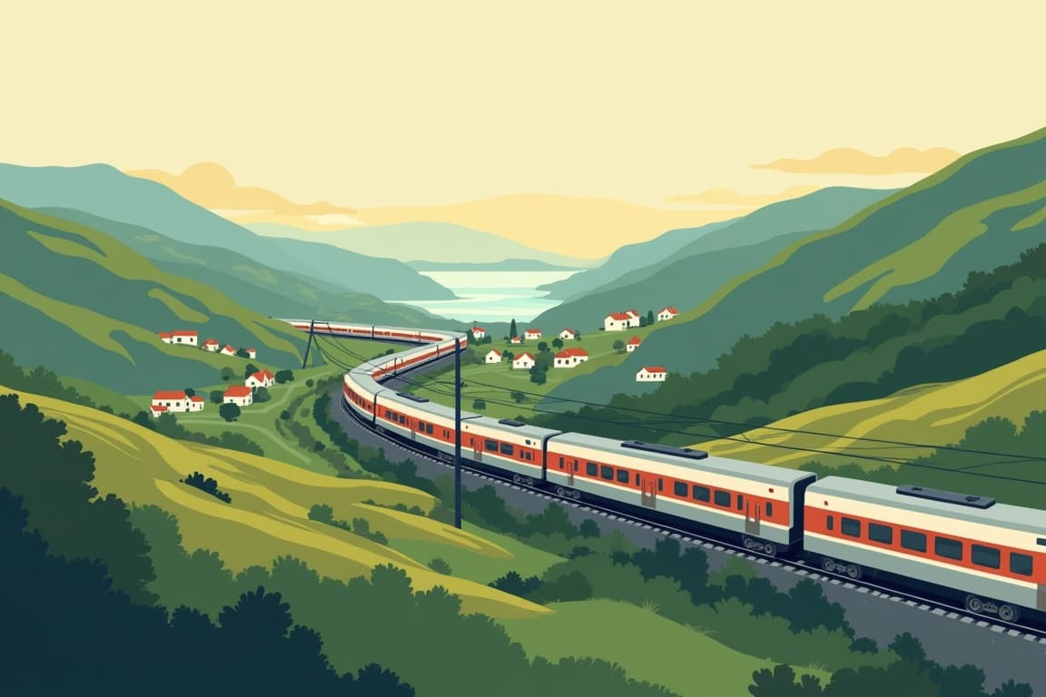 Illustration of Costa Verde Express