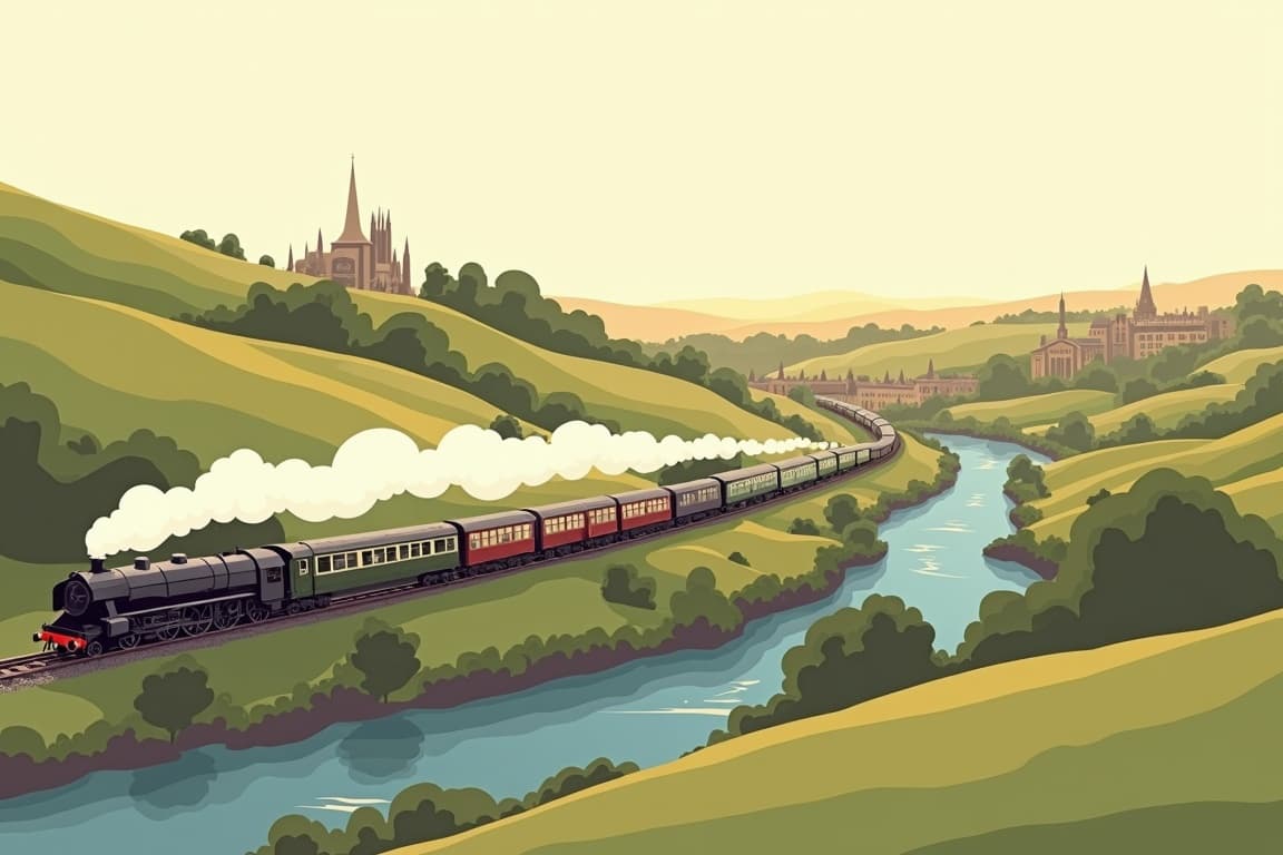 Illustration of Cotswolds & The Severn Valley