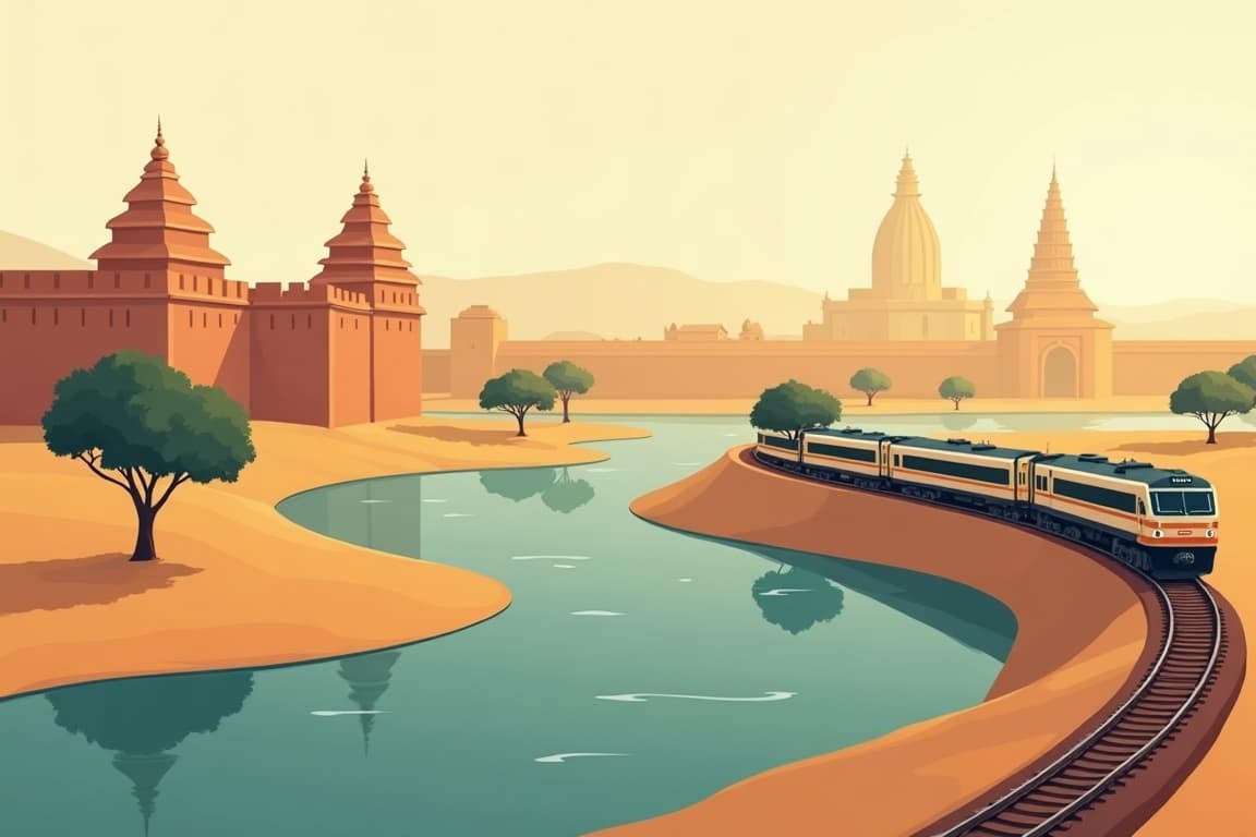Illustration of Cultural Odyssey (Deccan Odyssey)