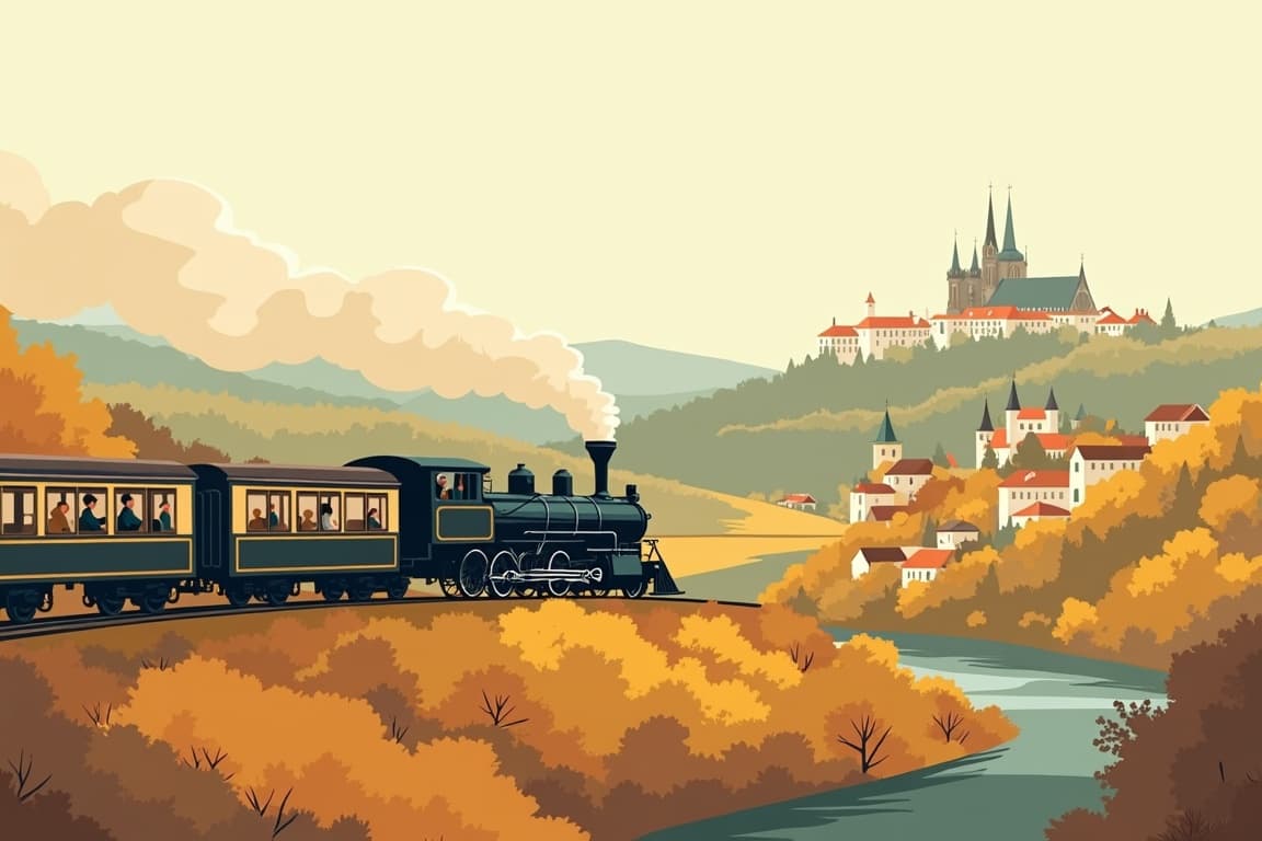 Illustration of Czech Autumn Steam Gala