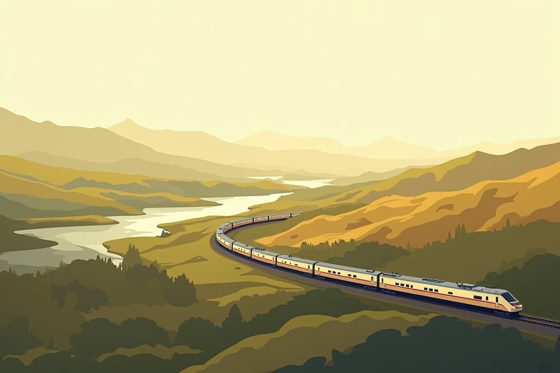 Illustration of Deccan Odyssey: Kalkutta – Mumbai