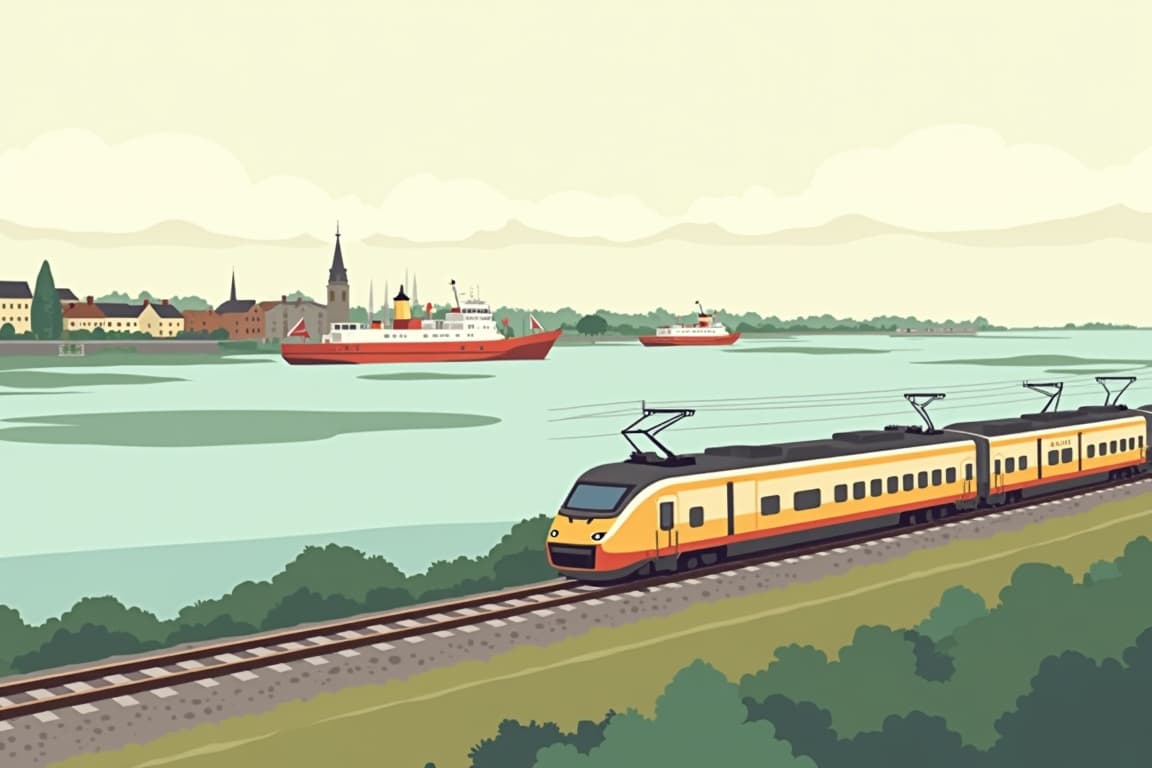Illustration of Denmark & Northern Germany