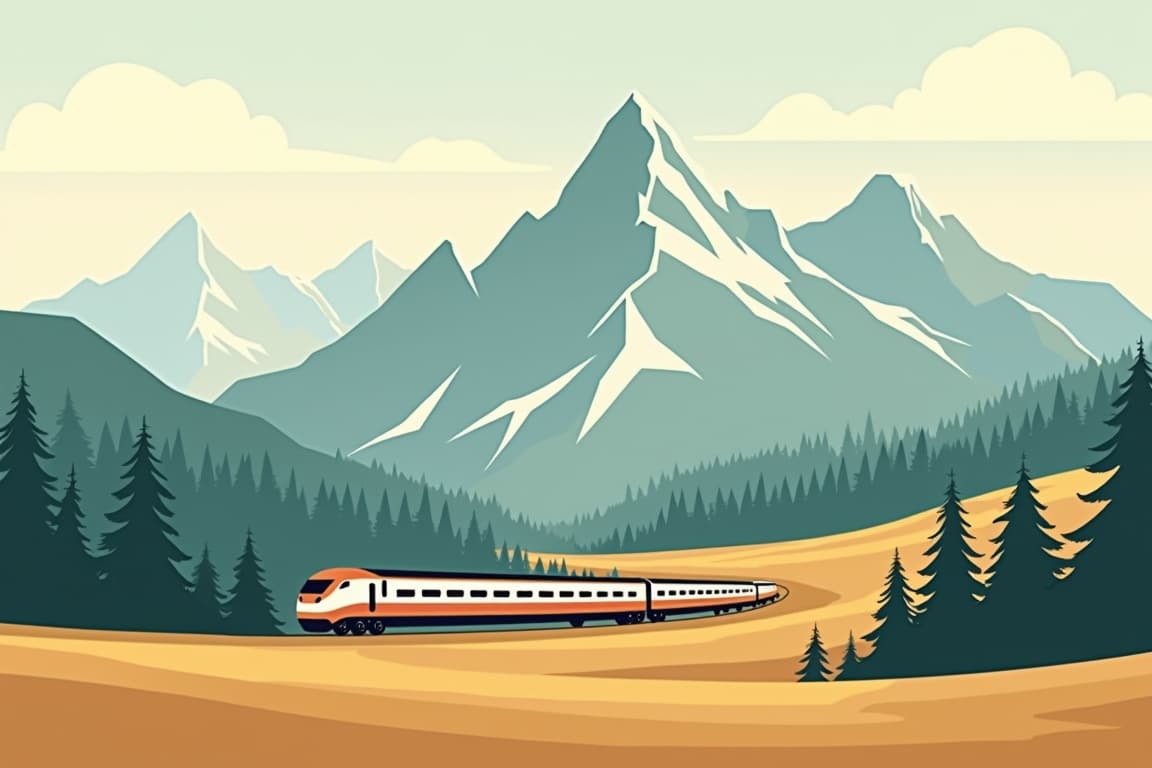 Illustration of Denver Rocky Mountain Getaway