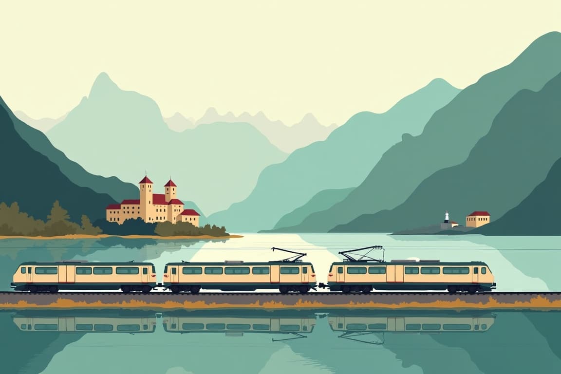 Illustration of Discover Ticino: Italian Switzerland