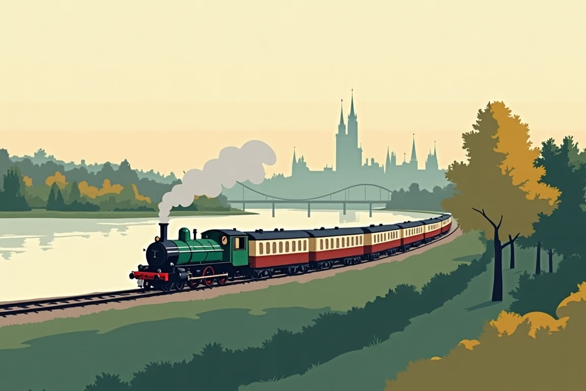 Illustration of Dresden Steam Festival