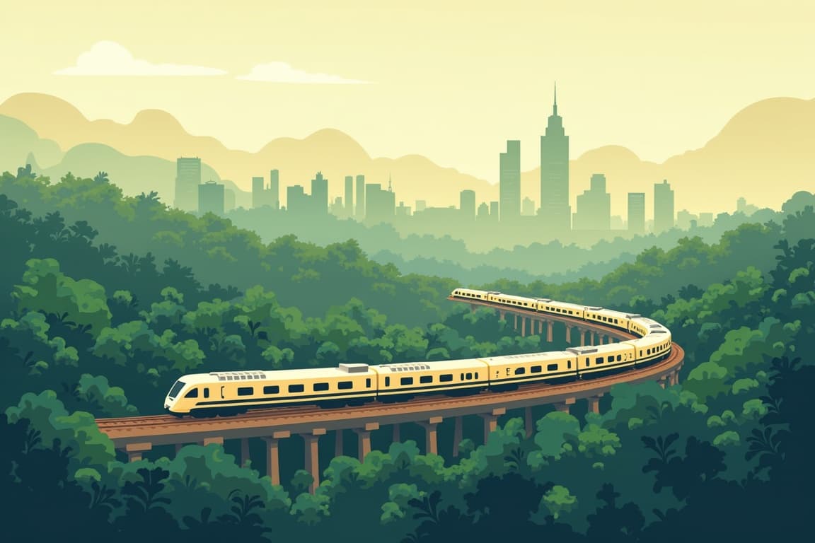 Illustration of Eastern & Oriental Express