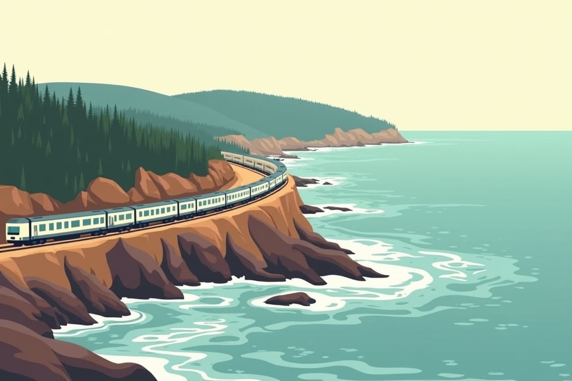 Illustration of Eastern Canada Coastal Explorer