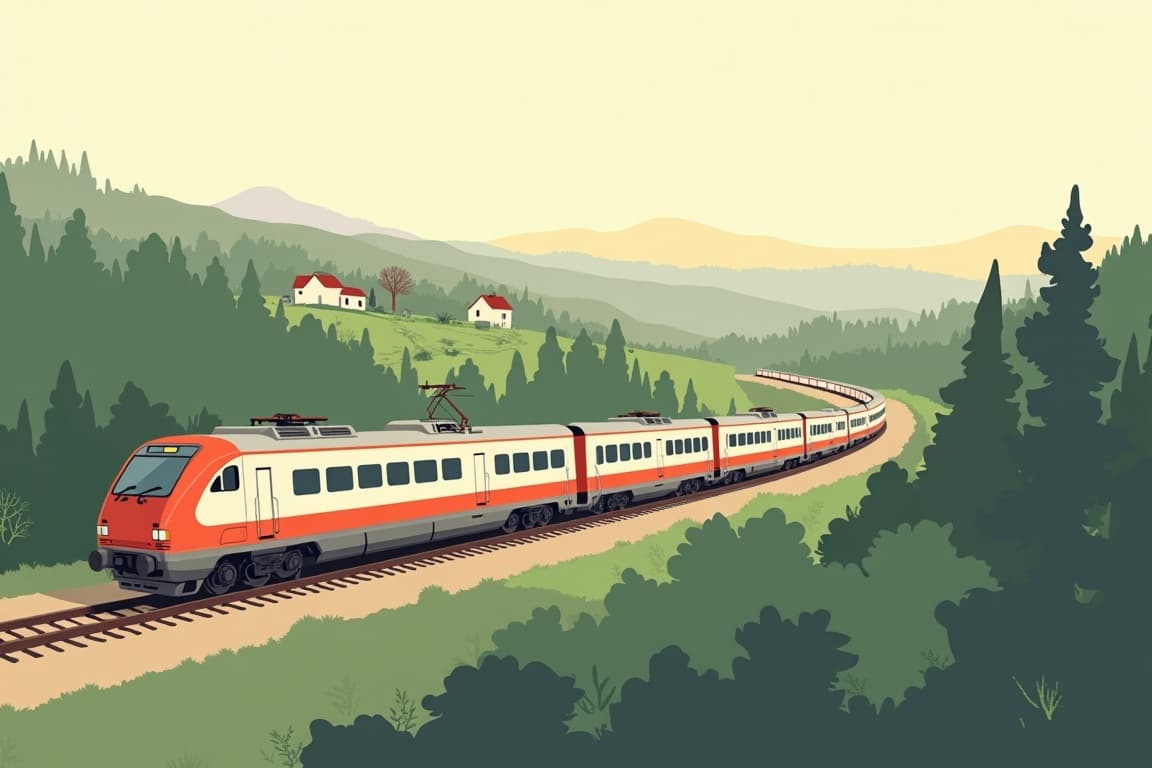 Illustration of Eastern Europe Explorer