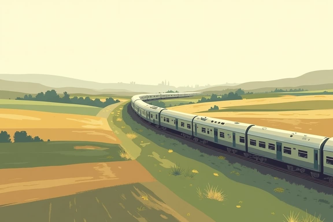 Illustration of Edinburgh and London
