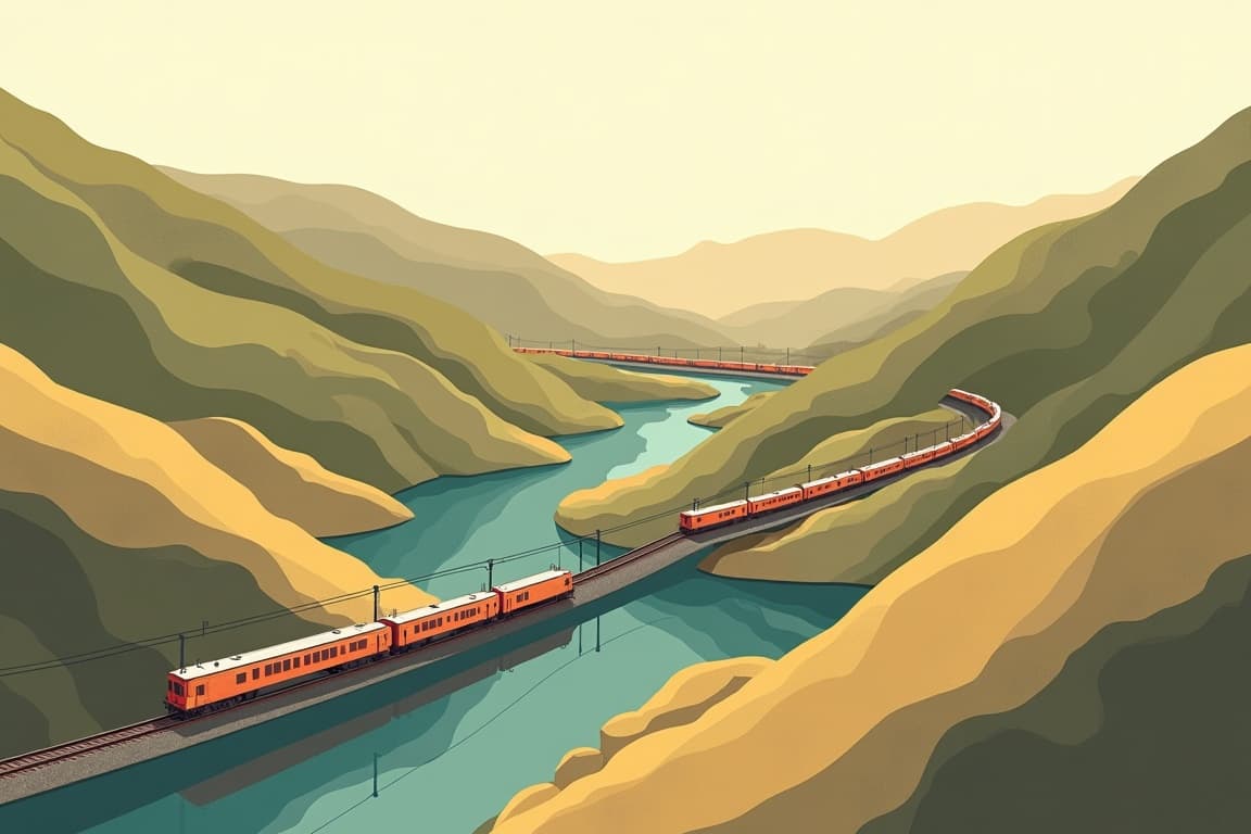 Illustration of El Expreso de la Robla