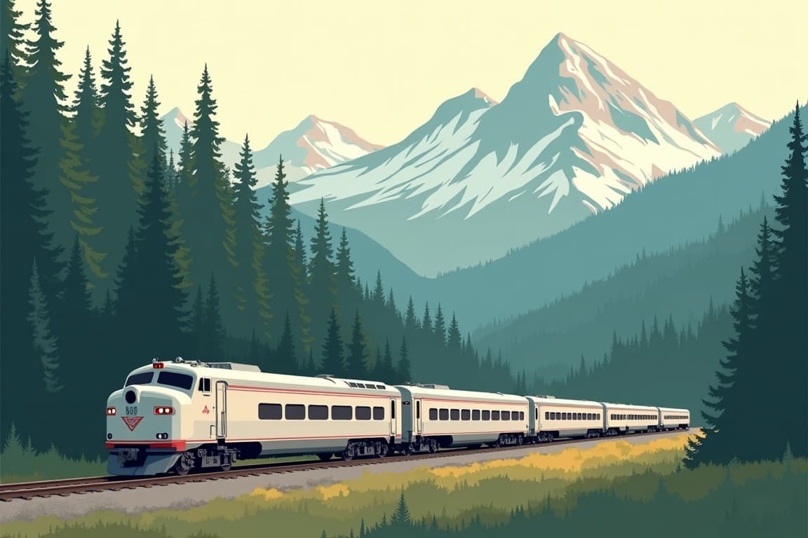 Illustration of Empire Builder Rail Experience