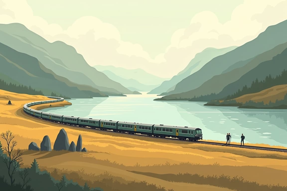 Illustration of England and Scotland by Rail
