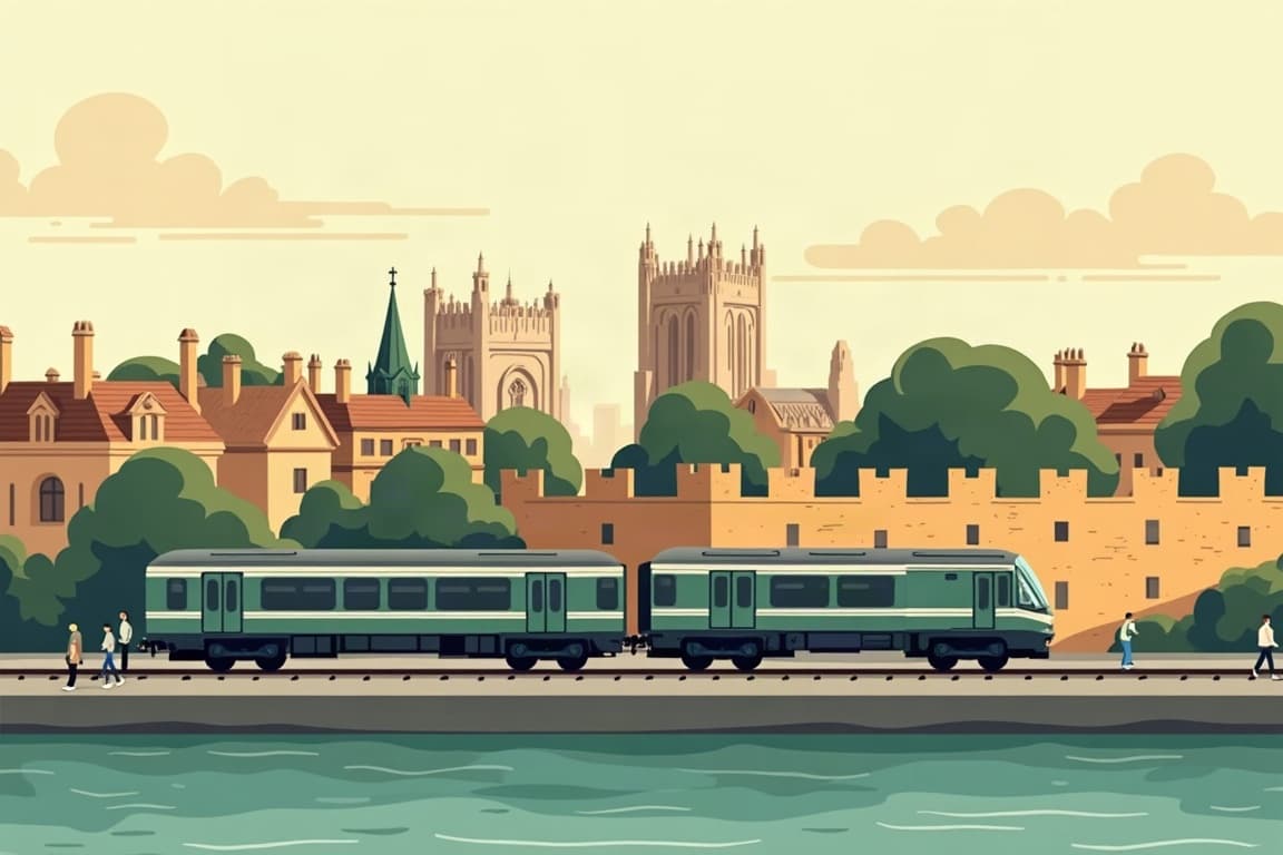 Illustration of England Express Rail Tour