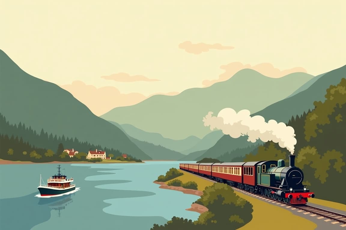 Illustration of English Lake District - June 2026