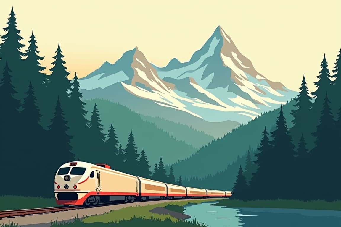 Illustration of Essential Glacier National Park